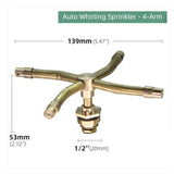 1+1 Gratis | Automatischer 4-Arm-Rotationssprinkler