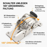 Klappwinkel für Tischbeine – extra stabil & platzsparend (2er-Set)