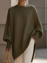 Aurélie Oversize Strickpullover - Kuschelige Eleganz für jeden Tag