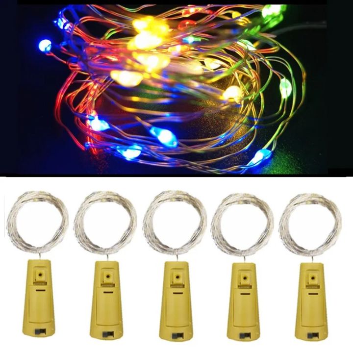 5 Stück LED-Flaschenlichter – Magische DIY-Korkbeleuchtung