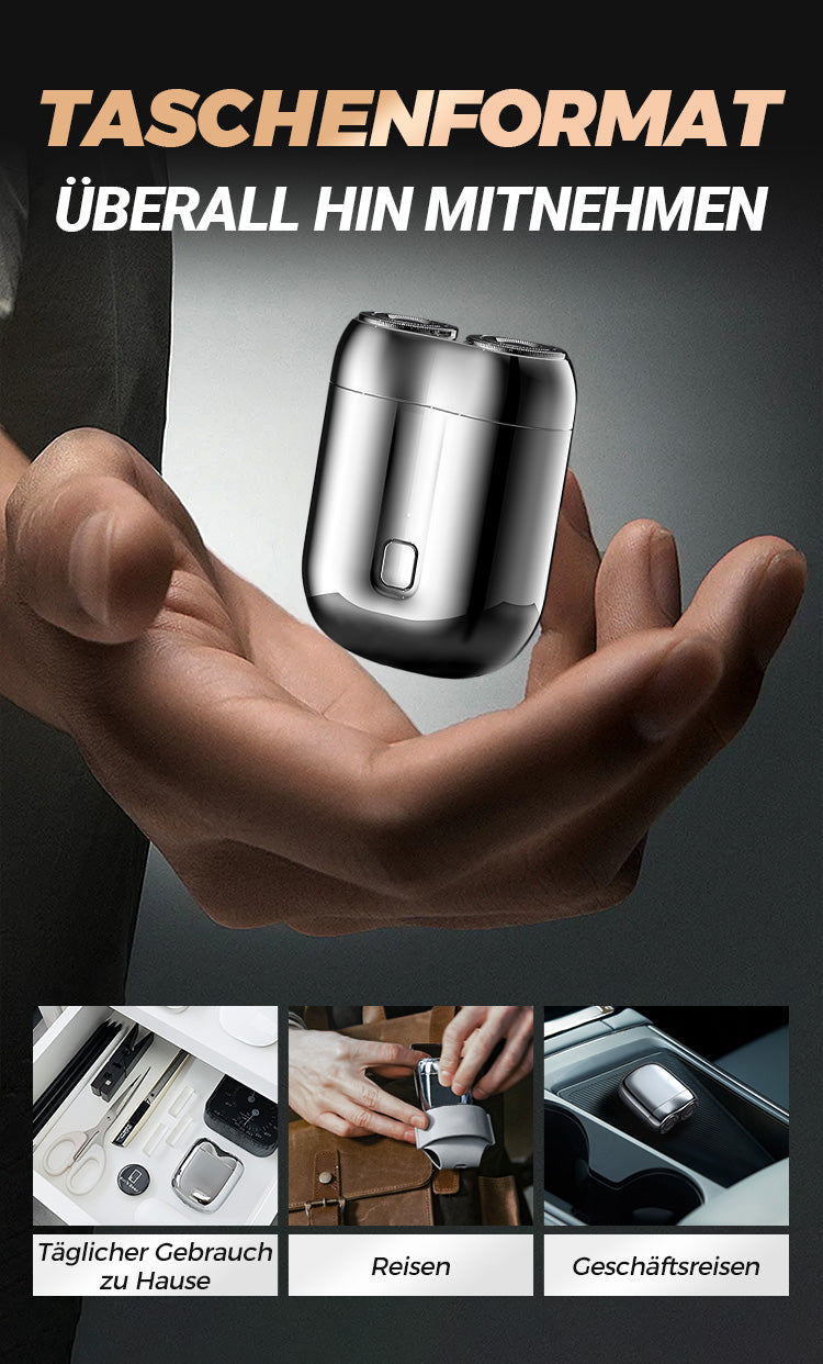 MiniRazor™ – Elektrischer Taschenrasierer für maximale Präzision unterwegs