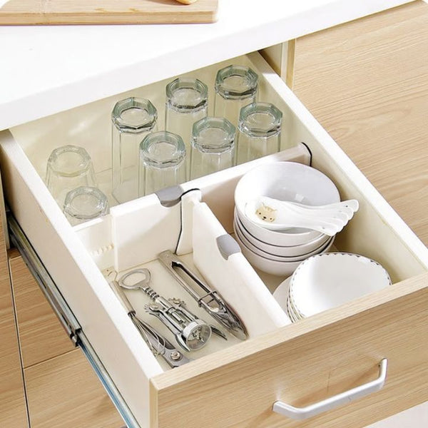 Schubladenteiler – Verstellbarer Multifunktionaler Organizer