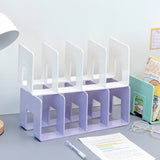 1+1 GRATIS | Stabiler 4-Fach-Buchorganizer – Halten Sie Ihren Schreibtisch ordentlich