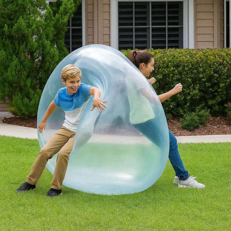 Aufblasbarer elastischer Bubble-Ball – Mit Wasser befüllbar & springt wie verrückt