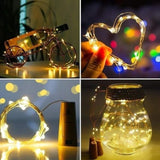 5 Stück LED-Flaschenlichter – Magische DIY-Korkbeleuchtung