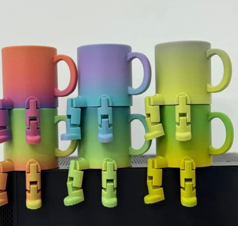 Ausgefallene Becher mit Beinen – Lustiges & praktisches Design