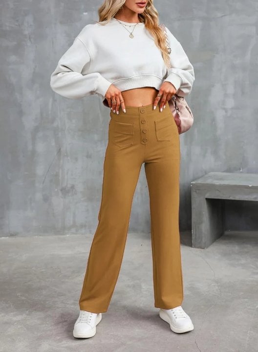 KomfortPlus™ - Lässige Stretch-Hose mit hoher Taille für Frauen