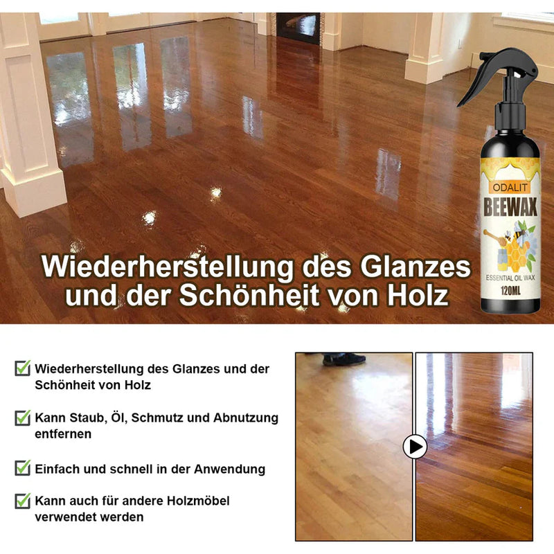 Beewax Spray – Bringt stumpfes Holz in Sekunden wieder zum Glänzen