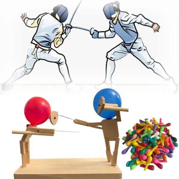 Holz-Ballon-Schlachtspiel mid 100 Ballons – Aktiver Spielspaß für Kinder