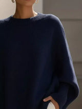 Aurélie Oversize Strickpullover - Kuschelige Eleganz für jeden Tag