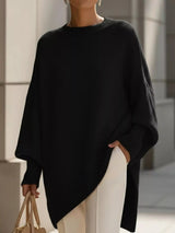 Aurélie Oversize Strickpullover - Kuschelige Eleganz für jeden Tag