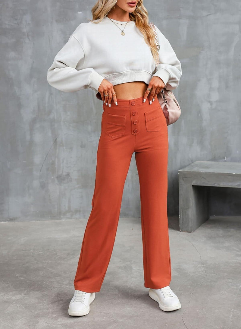 KomfortPlus™ - Lässige Stretch-Hose mit hoher Taille für Frauen
