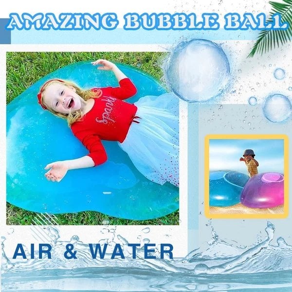 Aufblasbarer elastischer Bubble-Ball – Mit Wasser befüllbar & springt wie verrückt