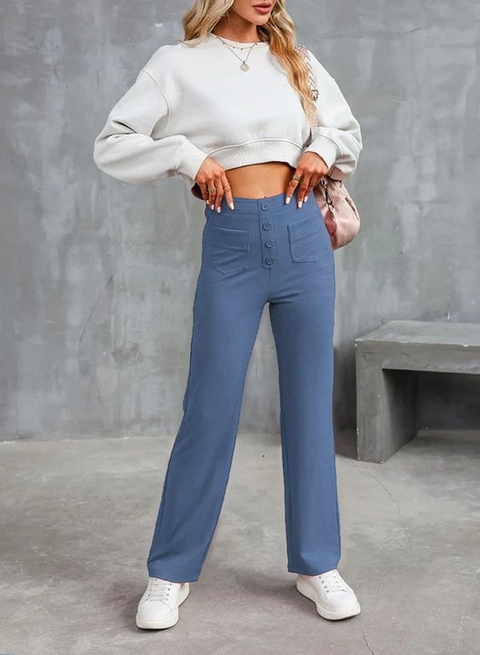 KomfortPlus™ - Lässige Stretch-Hose mit hoher Taille für Frauen
