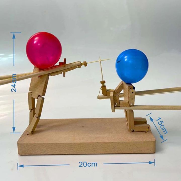 Holz-Ballon-Schlachtspiel mid 100 Ballons – Aktiver Spielspaß für Kinder