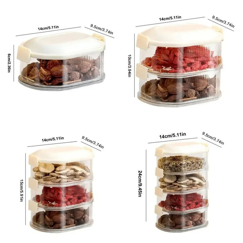 SpiceTower™ – Stapelbare Gewürzboxen mit Frischeverschluss