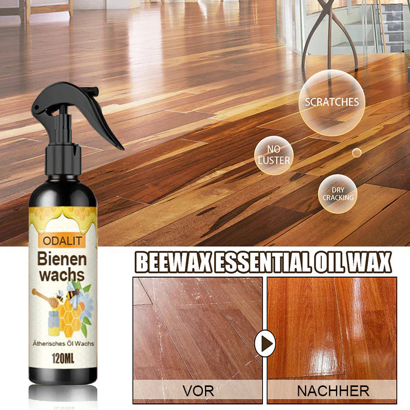 Beewax Spray – Bringt stumpfes Holz in Sekunden wieder zum Glänzen