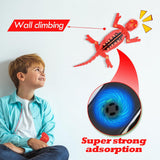 RC Wandkletternder Gecko Roboter – Wiederaufladbar mit LED-Augen