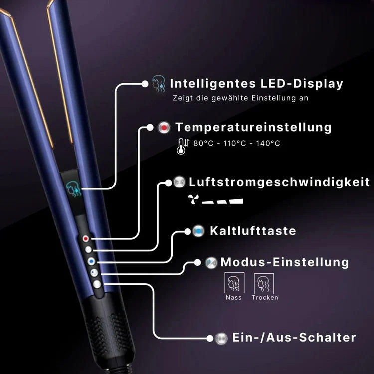 AirStraight 2-in-1 – Föhnen und Glätten in einem Schritt