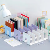 1+1 GRATIS | Stabiler 4-Fach-Buchorganizer – Halten Sie Ihren Schreibtisch ordentlich