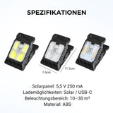 NightClip Solarlicht – Kleine Leuchte großer Effekt |2 kaufen, 1 gratis