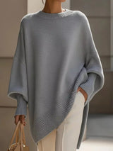 Aurélie Oversize Strickpullover - Kuschelige Eleganz für jeden Tag