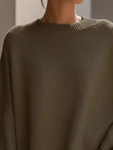 Aurélie Oversize Strickpullover - Kuschelige Eleganz für jeden Tag