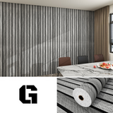 Selbstklebendes Wandpaneel - Lamellendesign Matt & Spritzwassergeschützt | StylaSheen