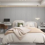 Selbstklebendes Wandpaneel - Lamellendesign Matt & Spritzwassergeschützt | StylaSheen