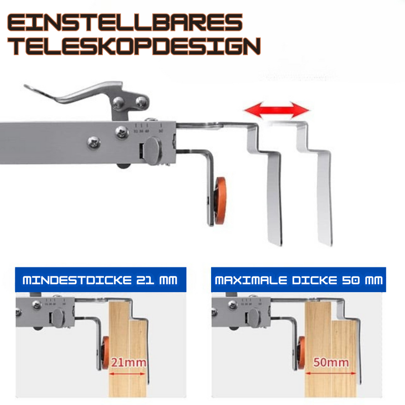 FixiClamp™ – Verstellbare Schrank-Schubladenklemme