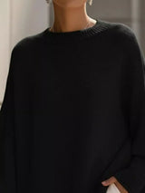 Aurélie Oversize Strickpullover - Kuschelige Eleganz für jeden Tag