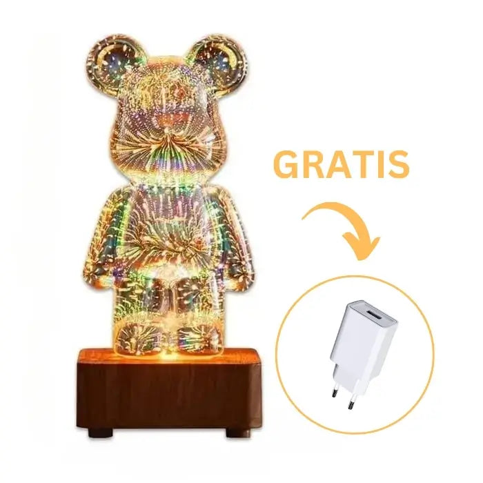 3D Bärenlampe – Die magische LED-Nachtleuchte für Zuhause & als Geschenk