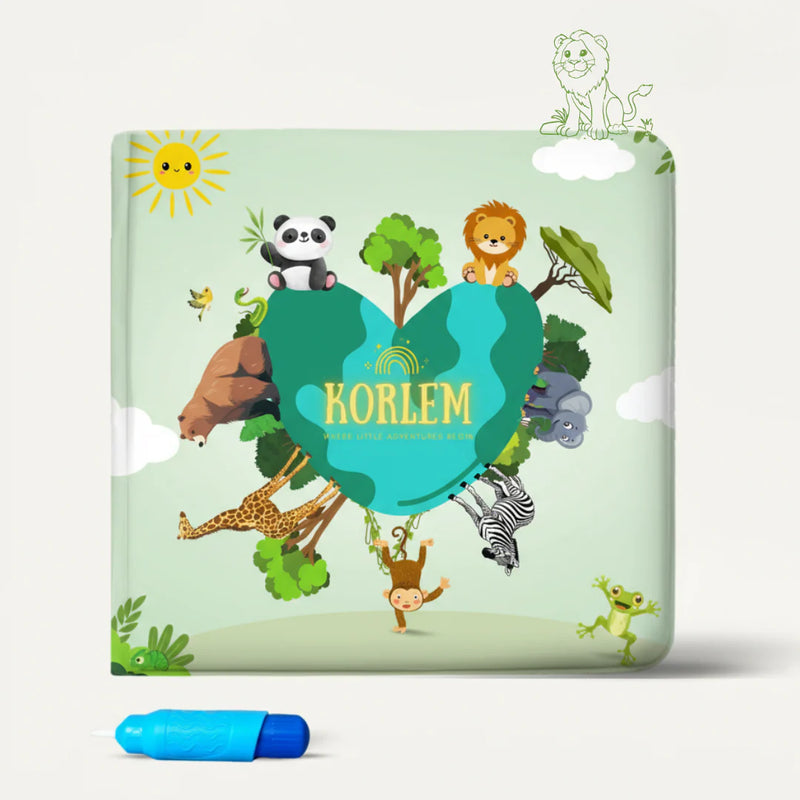 (1+1 GRATIS) Clara Aqua-Color Buch – Malen mit Wasser, staunen wie von Zauberhand